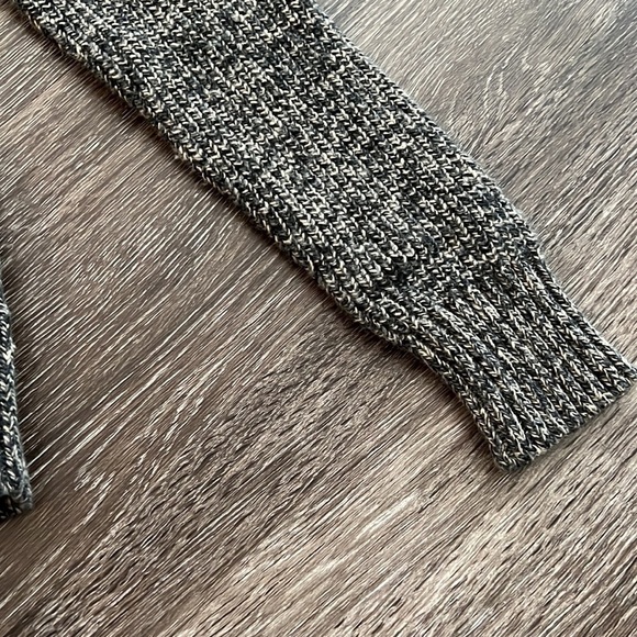 NWOT- American Eagle Shawl Collar Sweater Pullover Blue‎ Wool Blend - Picture 4 of 9